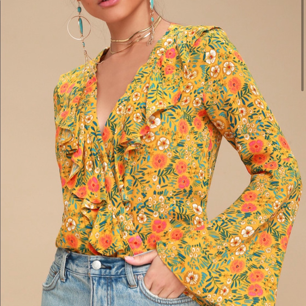 Lulus long sleeve body suit